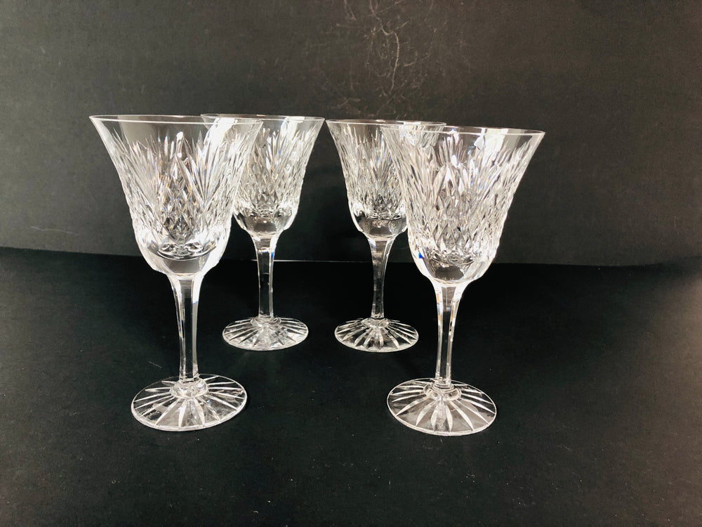 Royal Brierley -Crystal Wine Glasses x 4 (15317)
