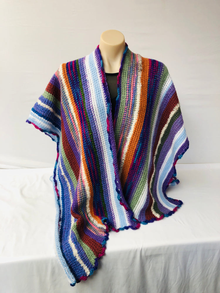 
                  
                    Knitted Vibrant Split Shawl (17300)
                  
                