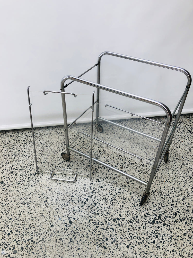 
                  
                    Retro Chrome and Perspex Trolley (15415)
                  
                