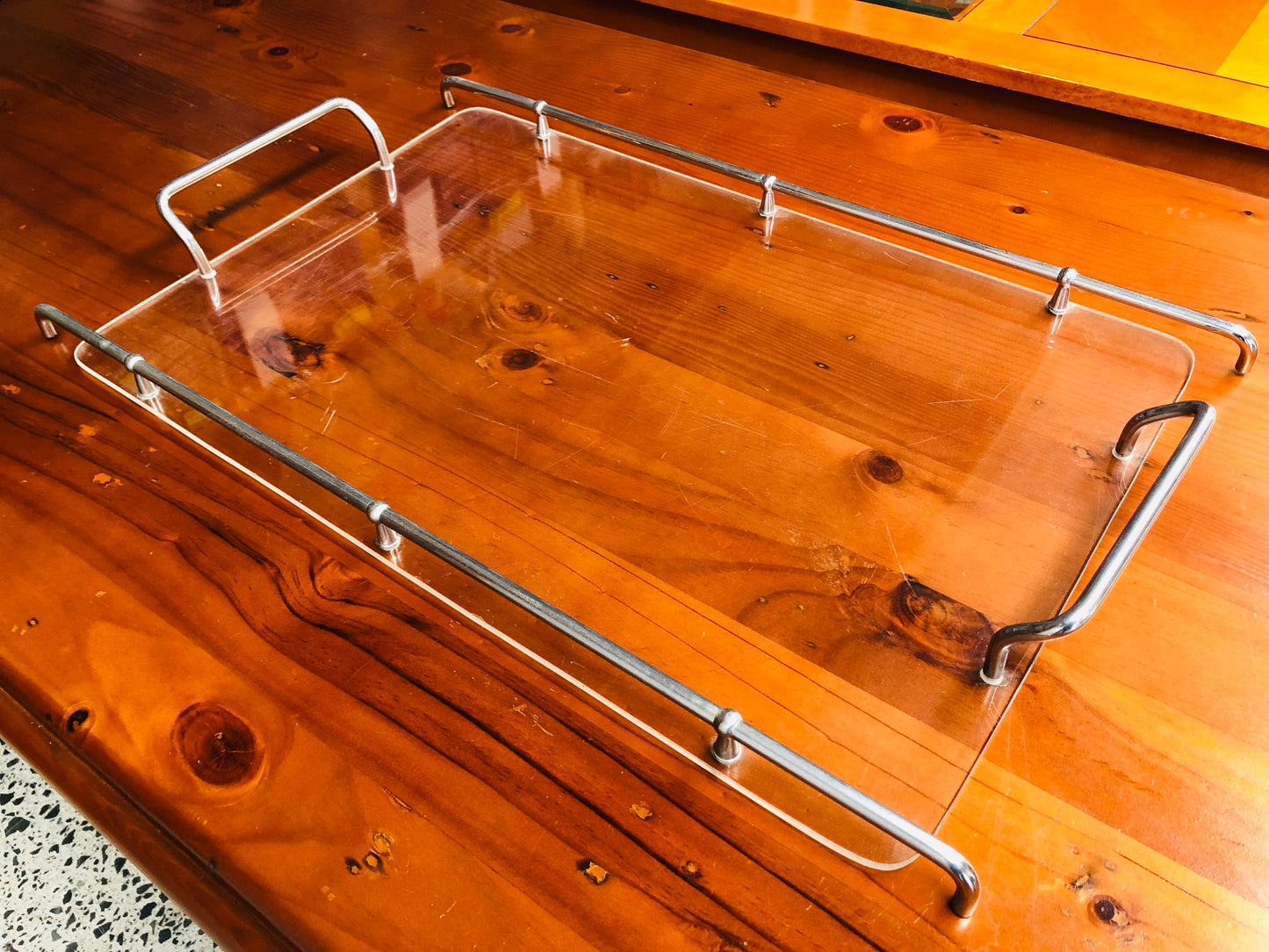 
                  
                    Retro Chrome and Perspex Trolley (15415)
                  
                