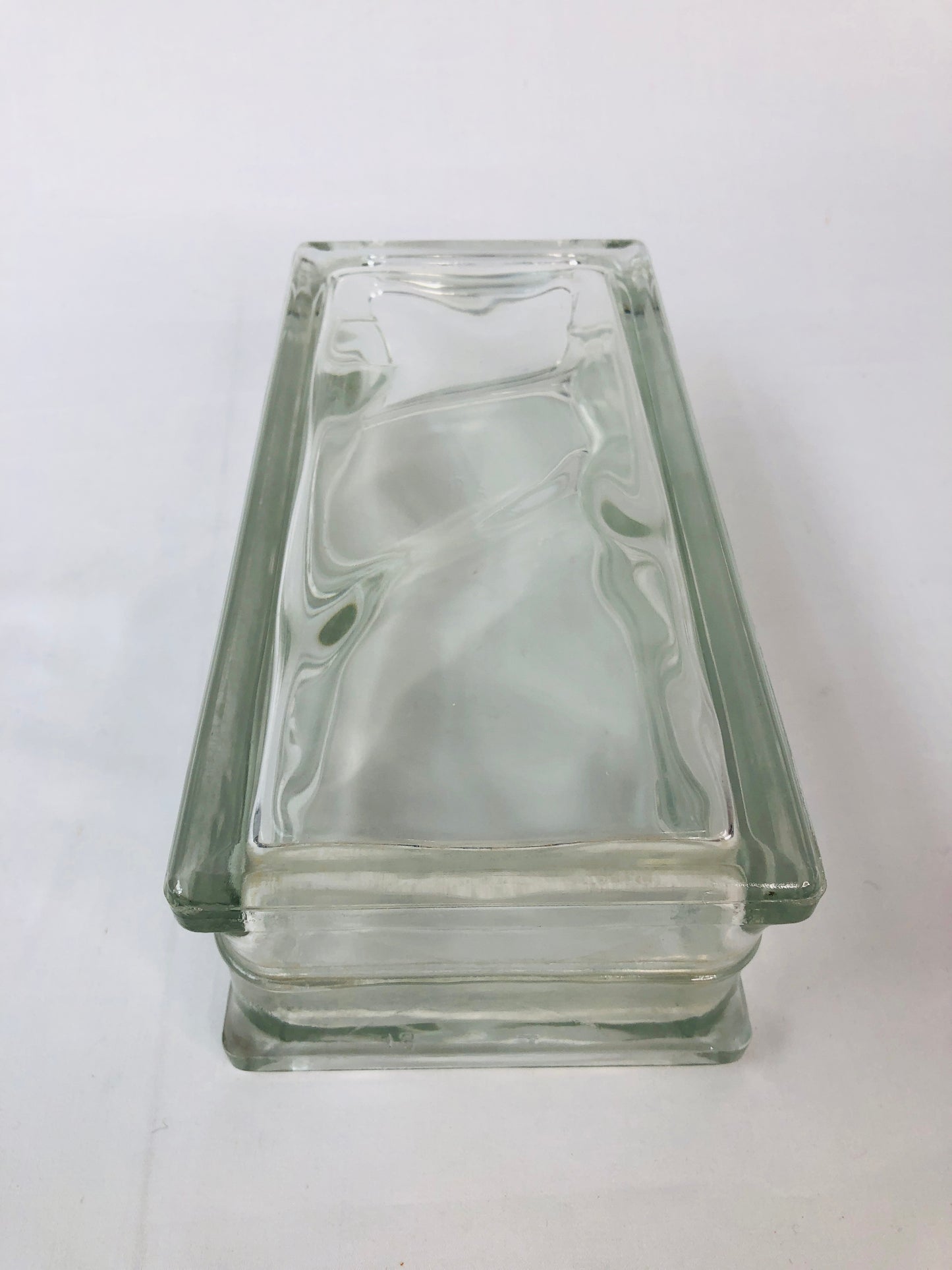 
                  
                    Vintage Ice Block Glass Vase (15490)
                  
                