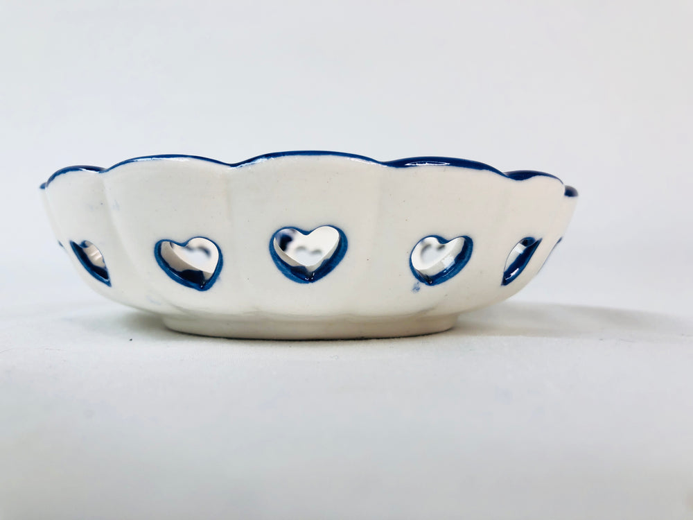 
                  
                    Dalft Blue Pierced Bowl (15504)
                  
                