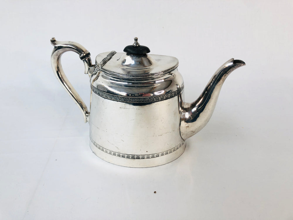 Kemp Bros - Antique Silver Plate Tea Pot (15547)