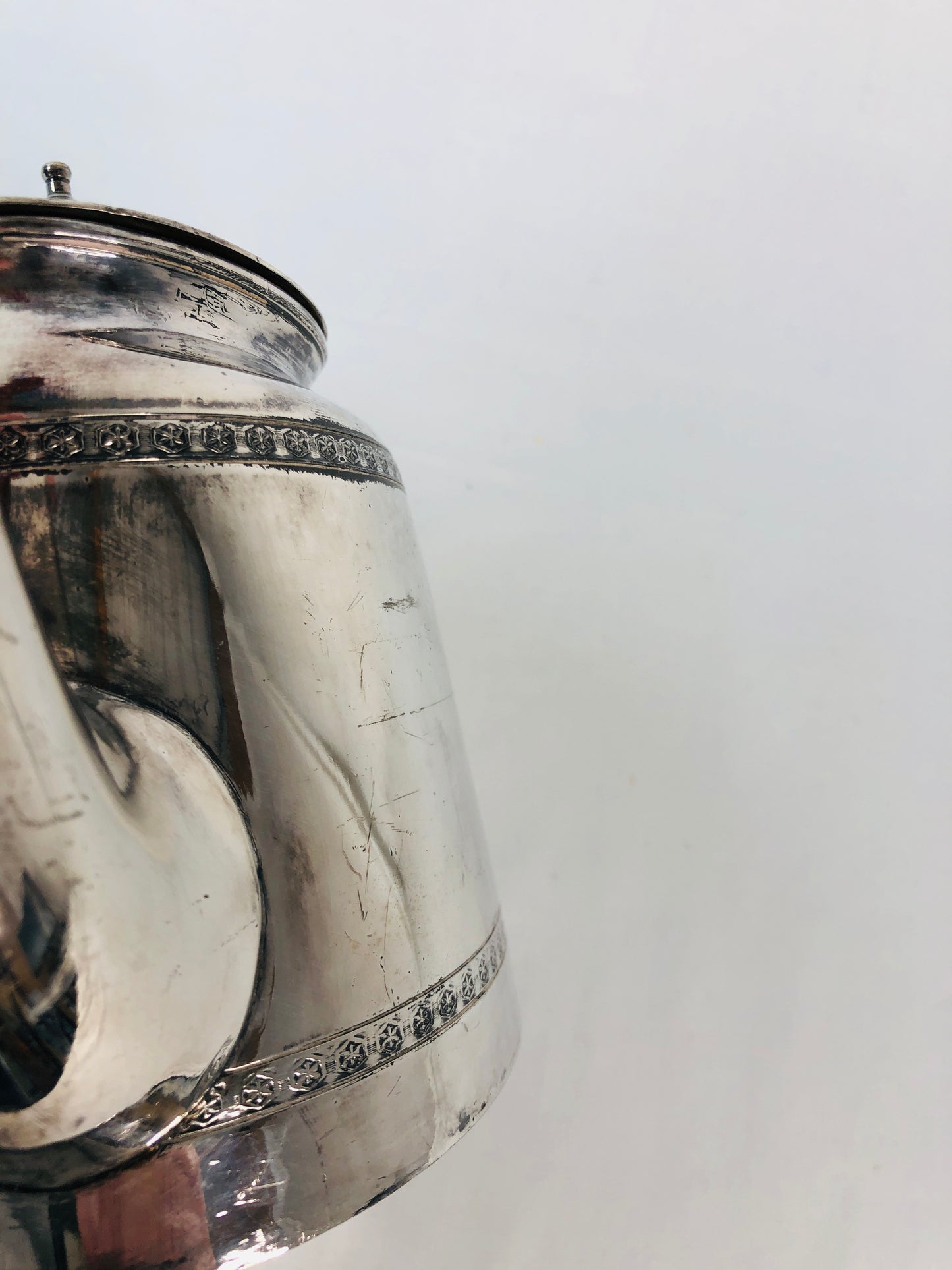 
                  
                    Kemp Bros - Antique Silver Plate Tea Pot (15547)
                  
                