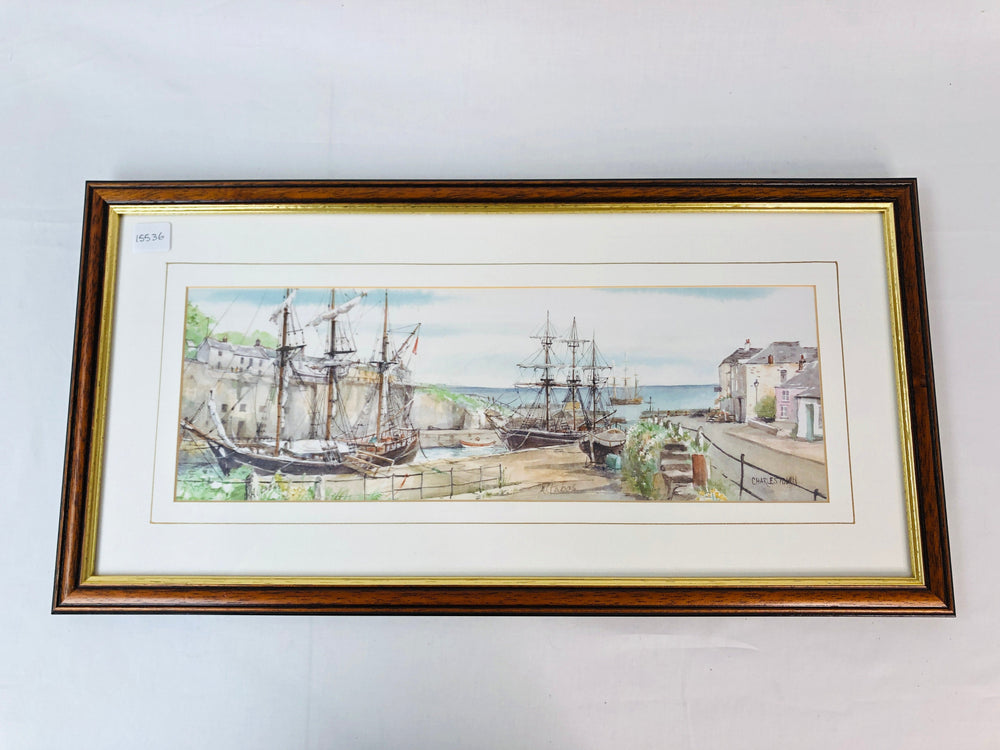 
                  
                    "Charlestown" Shipping Scene by Beth Altabas - Print (15536)
                  
                