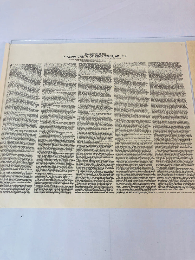 
                  
                    Large Magna Carta Poster Set with Translation (15545)
                  
                