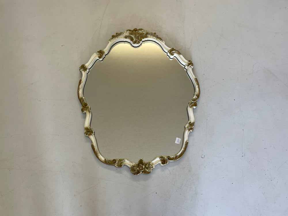 Gorgeous Cream and Gold Trim Mirror (15133)
