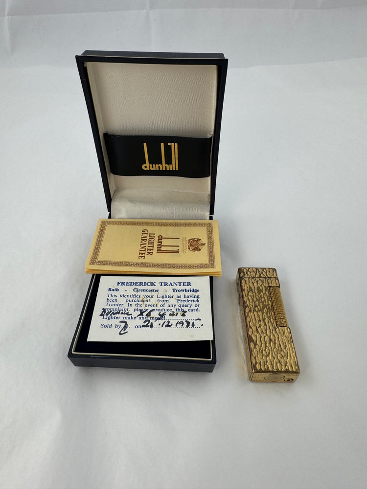 
                  
                    Vintage Dunhill Cased 'Rollagas' Lighter - 14kt Gold (20016)
                  
                