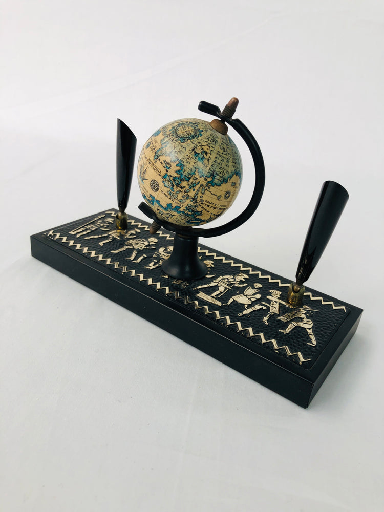 
                  
                    Rare Twin Pen Holder and Globe - Japan  (15741)
                  
                