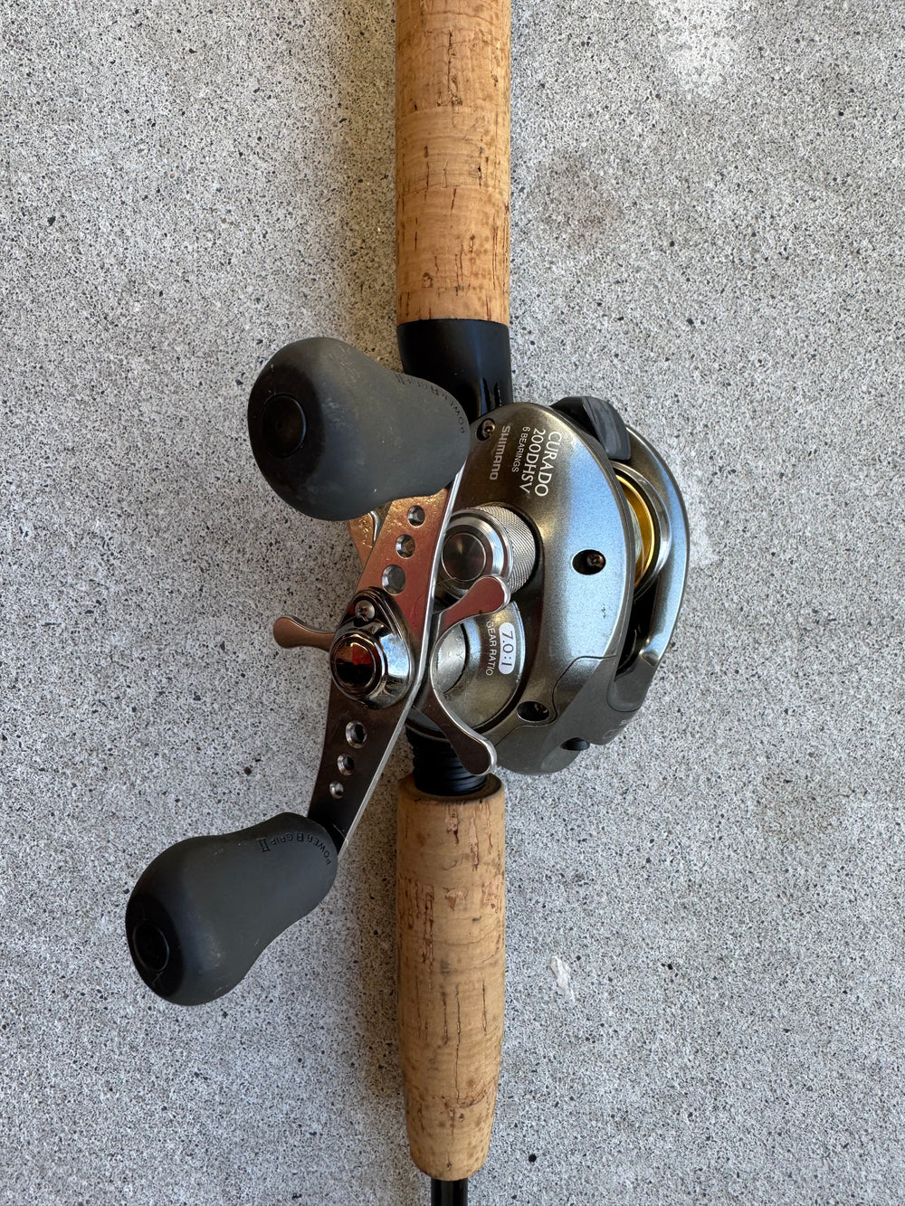 Shimano Curado 200DHSV Reel on 58 Catana Bait / Cast Rod (20044)