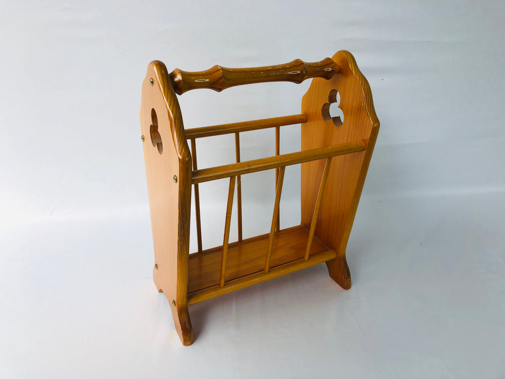 
                  
                    Vintage Wooden Magazine Rack (15796)
                  
                