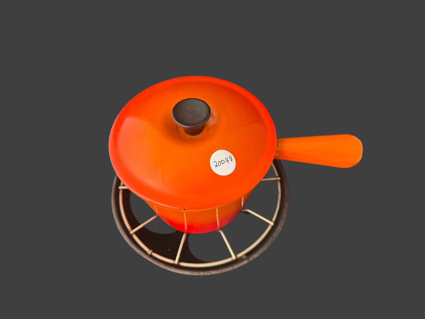 
                  
                    Vintage Le Creuset Cast Iron Burner and Lidded Pot (20048)
                  
                