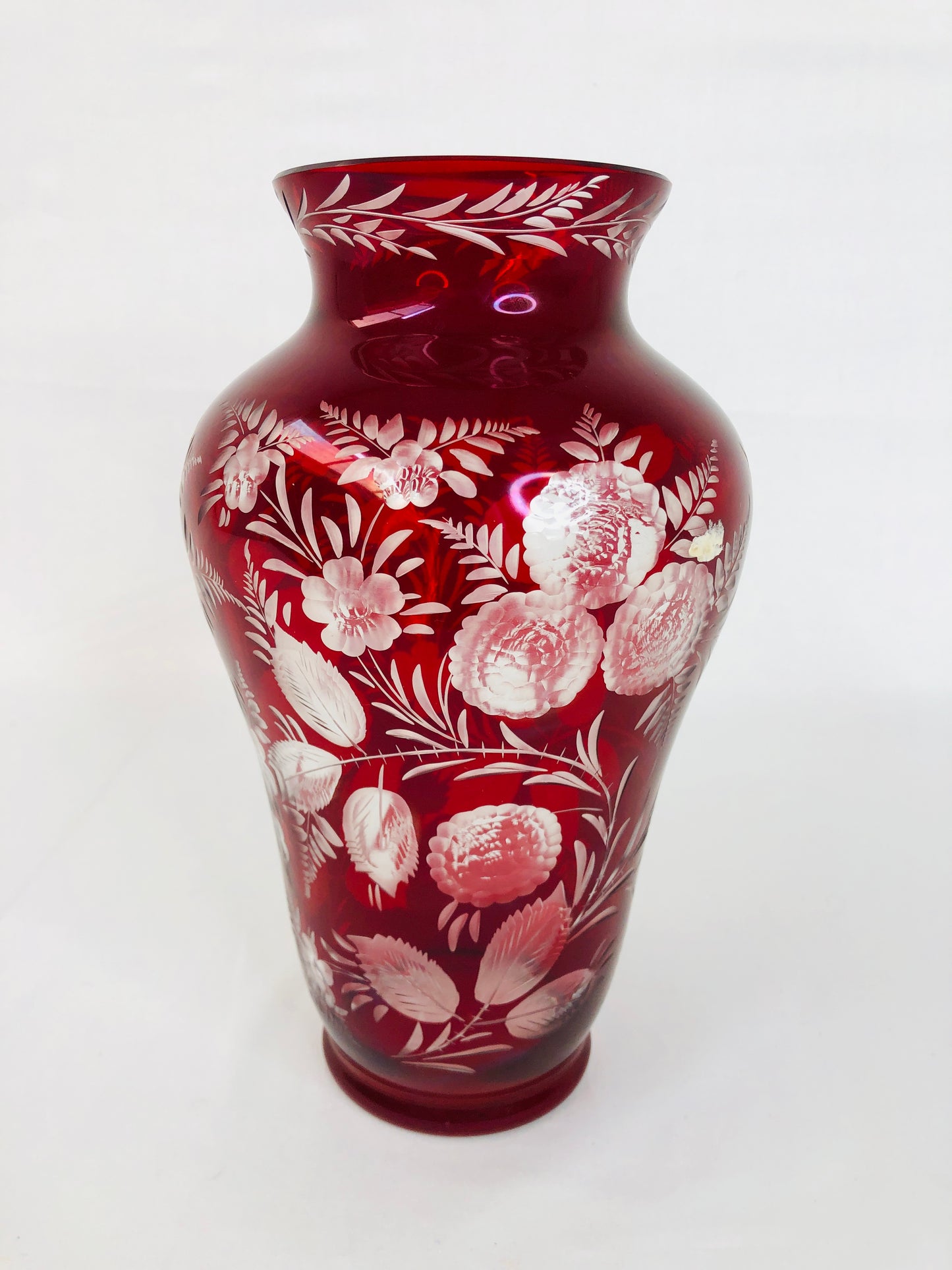 
                  
                    Vintage Ruby Red Glass Vase (15829)
                  
                