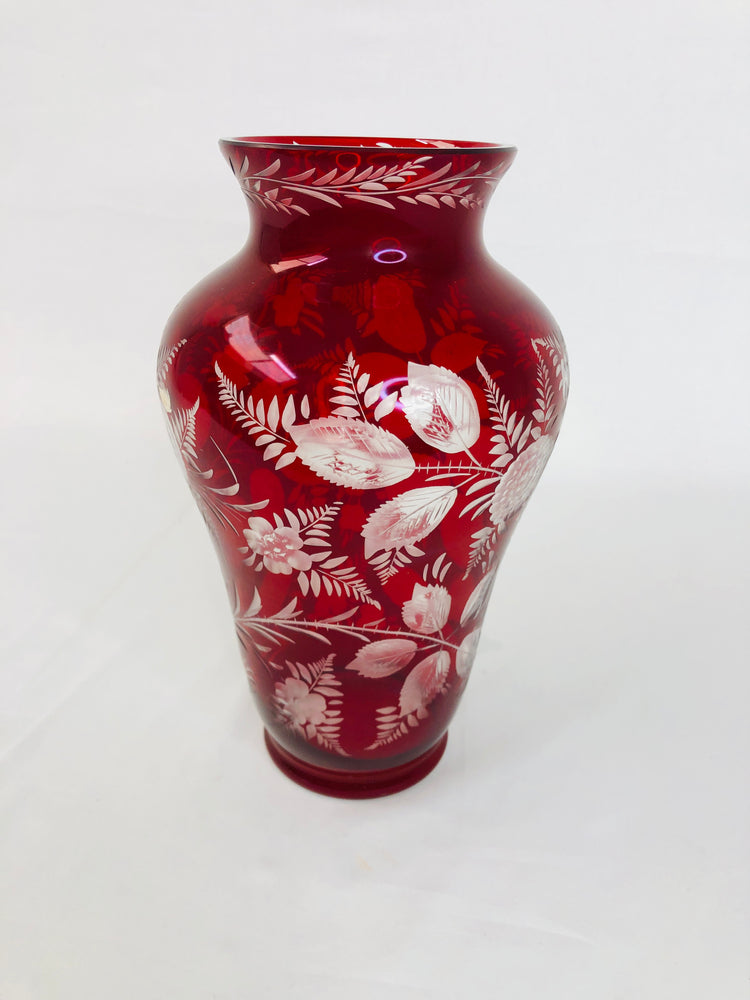 
                  
                    Vintage Ruby Red Glass Vase (15829)
                  
                