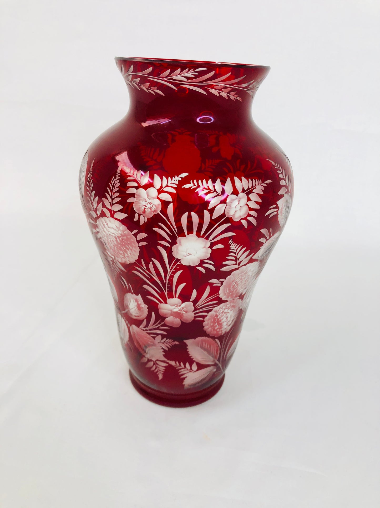 
                  
                    Vintage Ruby Red Glass Vase (15829)
                  
                