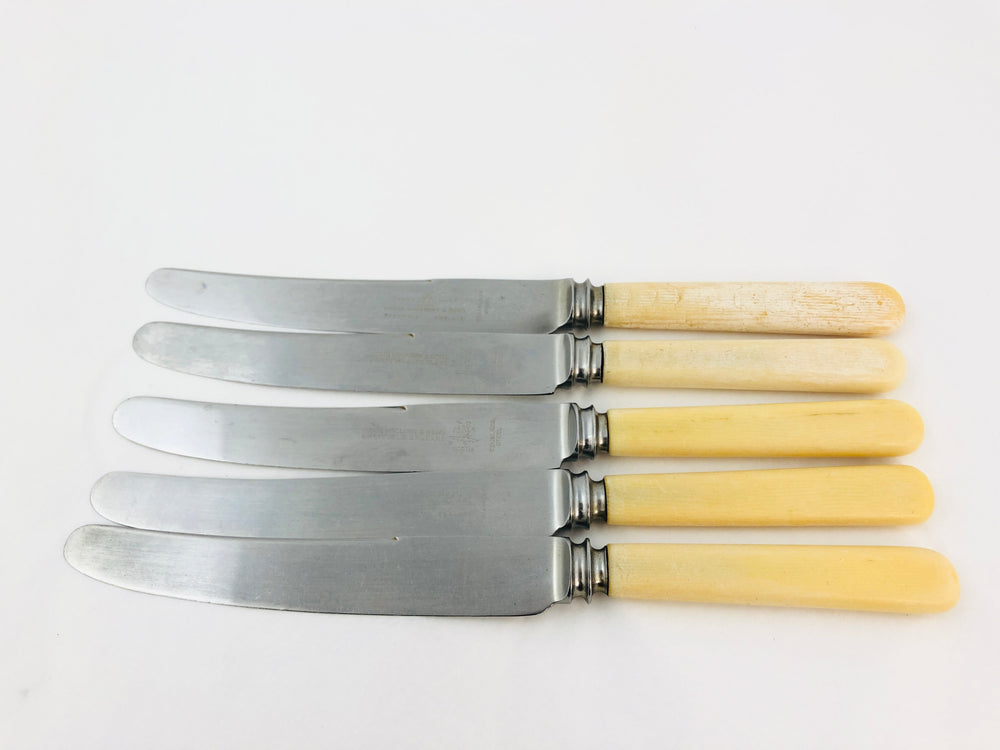 Vintage Dinner Knives x  5 (21828)