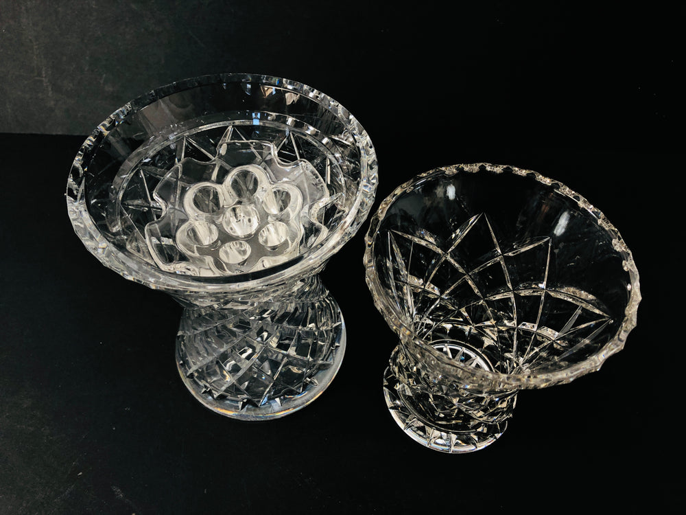 
                  
                    Heavy Crystal Vases - One with Frog  (21821)
                  
                