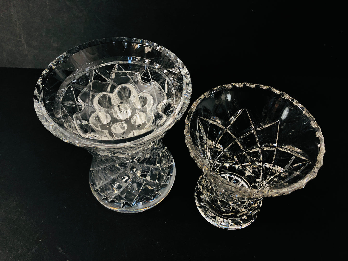 
                  
                    Heavy Crystal Vases - One with Frog  (21821)
                  
                