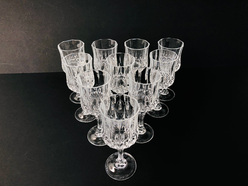 Crystal Wine Glasses x 10 (15859)