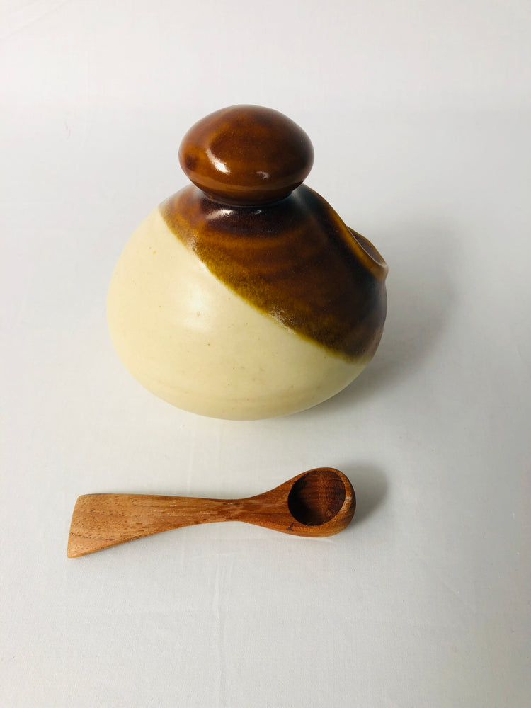 
                  
                    Vintage Salt Pig with Spoon (15884)
                  
                