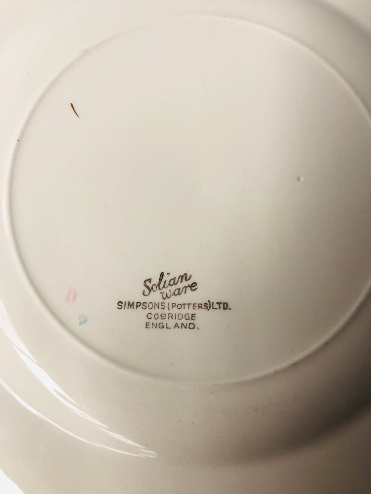 
                  
                    A vintage Solian Ware/Simpsons -  Plate (15885)
                  
                