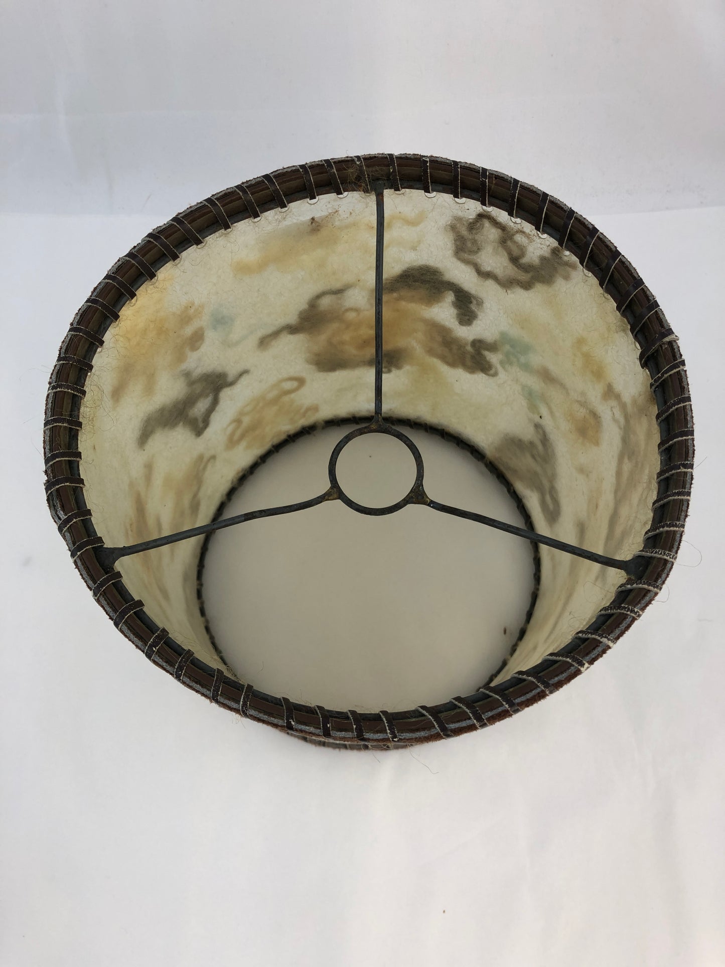 
                  
                    Natural Look Lamp Shade - Wool inlay and Leather (21912)
                  
                