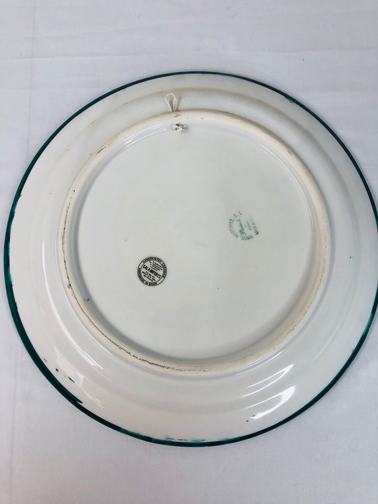 
                  
                    HNOS Martinez Pottery (Spain)  Round Ceramic Platter (15893)
                  
                