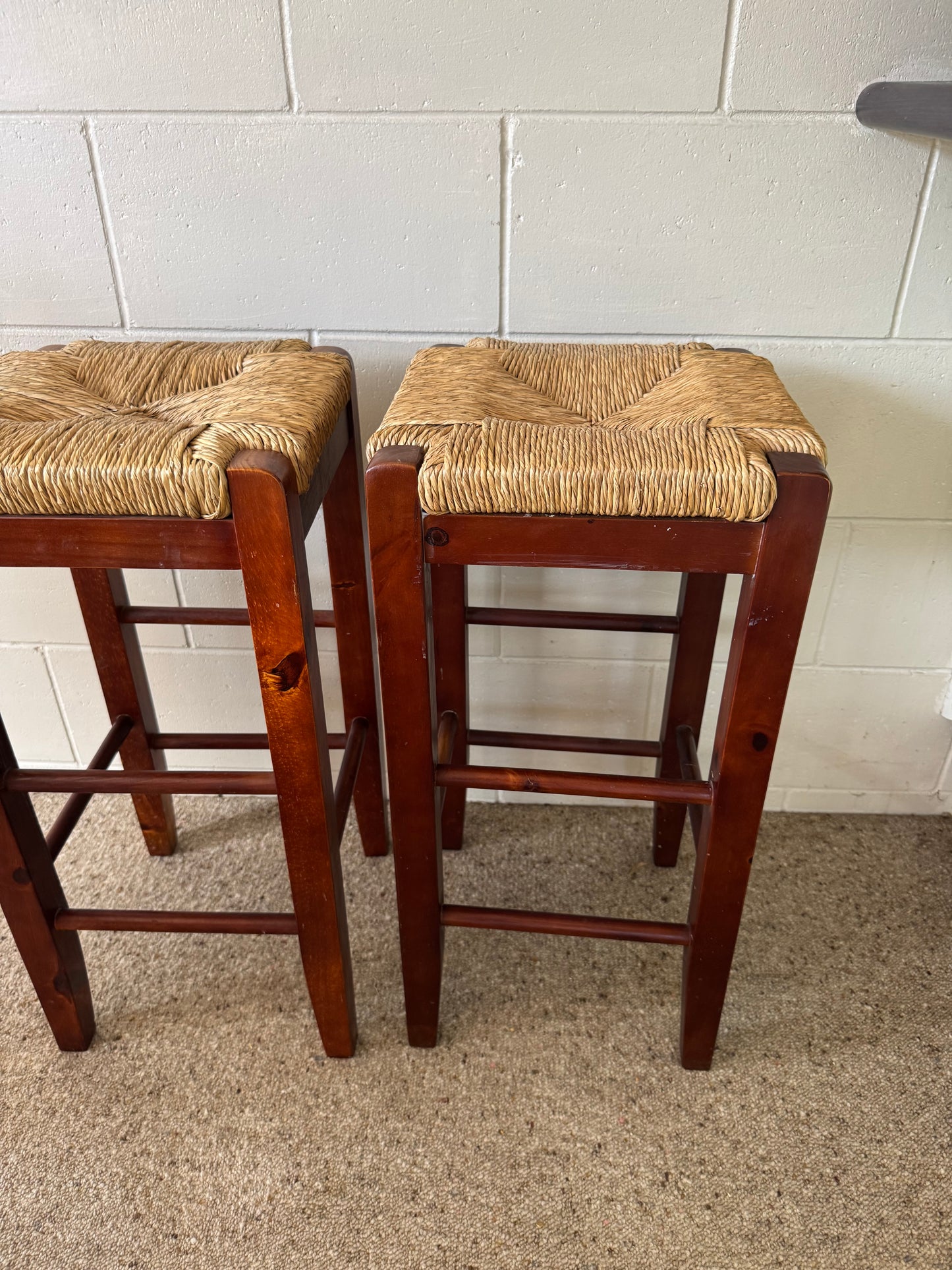 
                  
                    2 x Rattan Top Bar Stools (20374)
                  
                