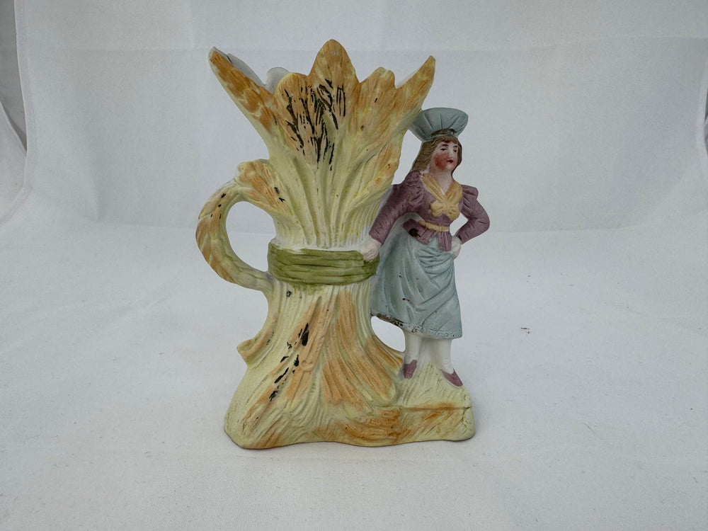 Antique German Bisque Porcelain - Baker Posy Vase (20438)