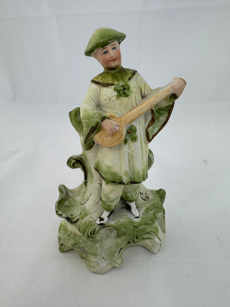 
                  
                    Antique German Bisque Porcelain - Playing Mandelin (20436)
                  
                