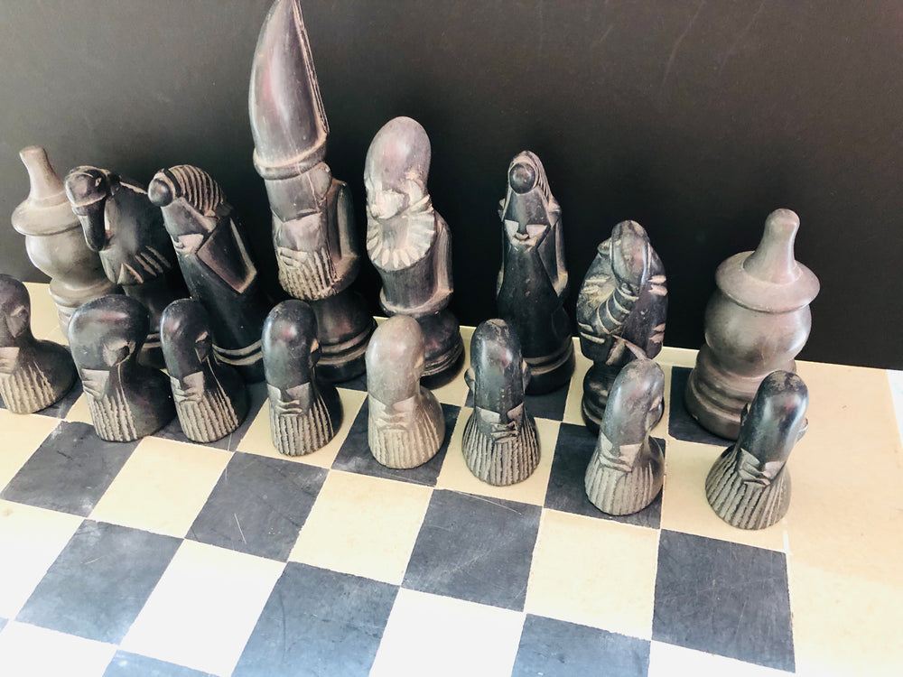 
                  
                    SMOLArt Hand Carved Soapstone Maasai Chess Set (15967)
                  
                