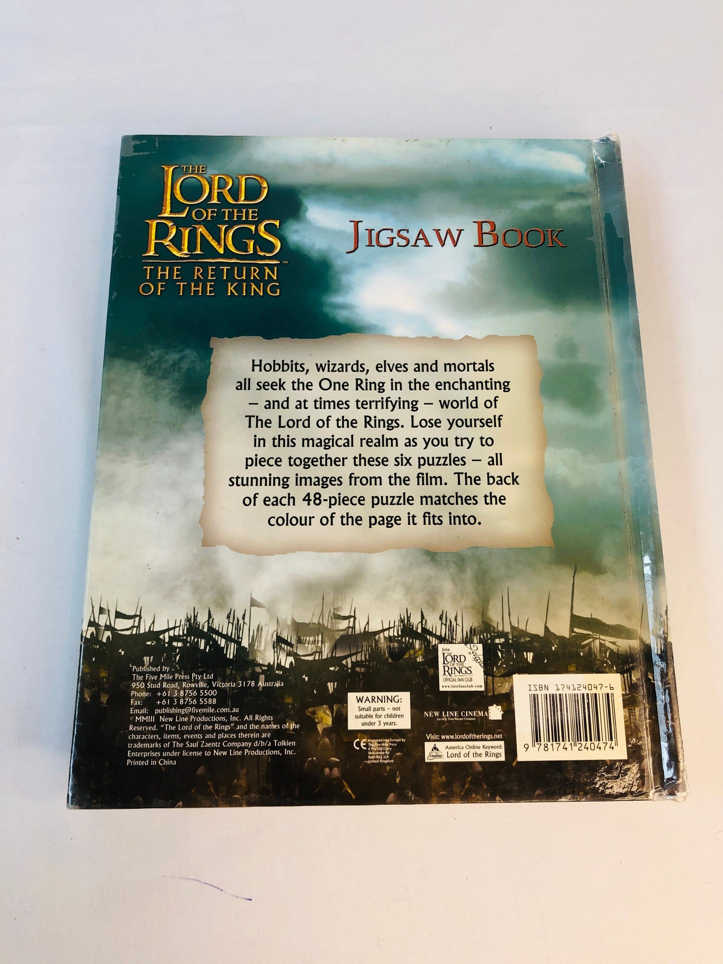 
                  
                    Lord of the Rings the Return of the King Jigsaw Book Large (15940)
                  
                