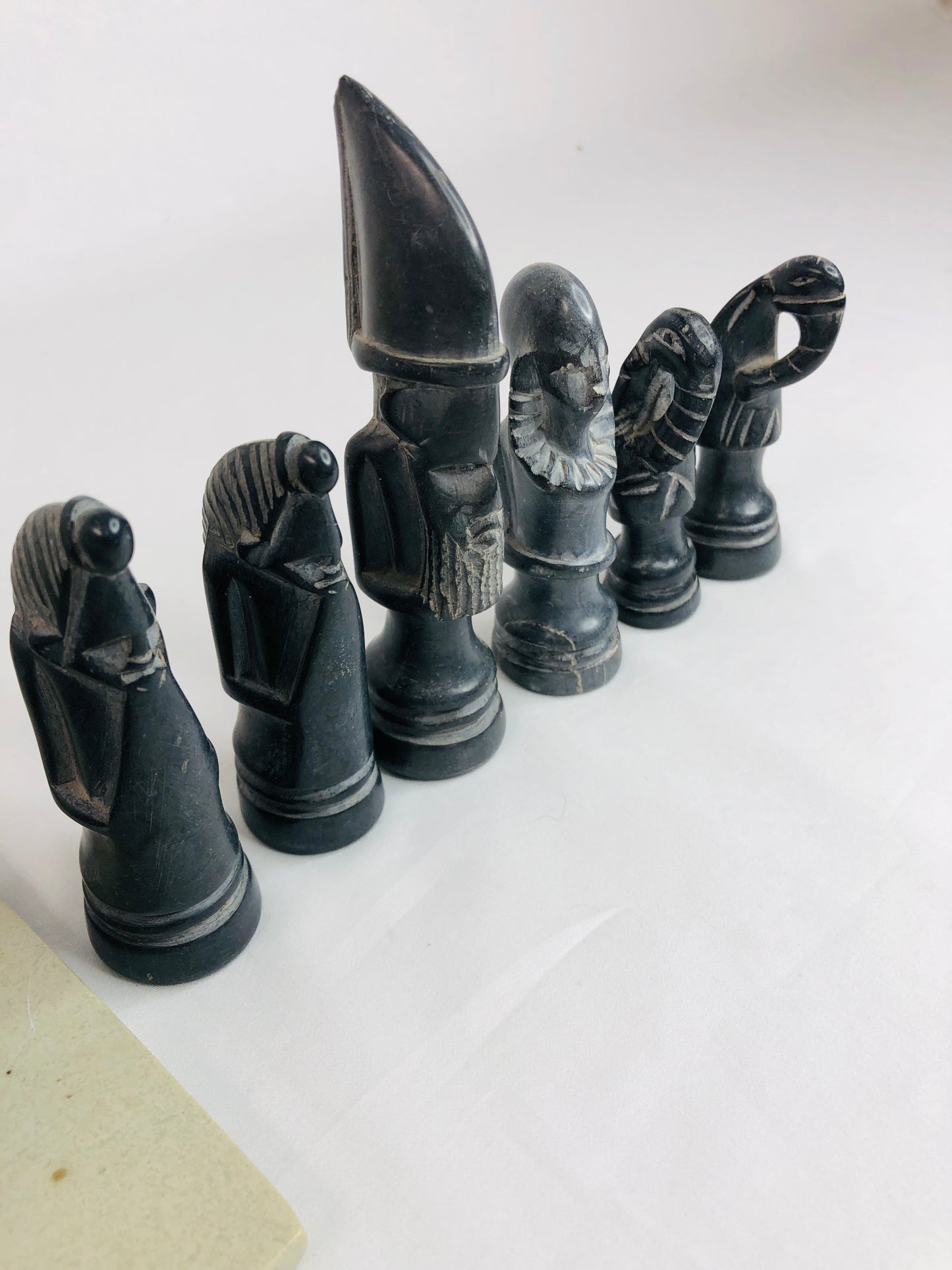 
                  
                    SMOLArt Hand Carved Soapstone Maasai Chess Set (15967)
                  
                