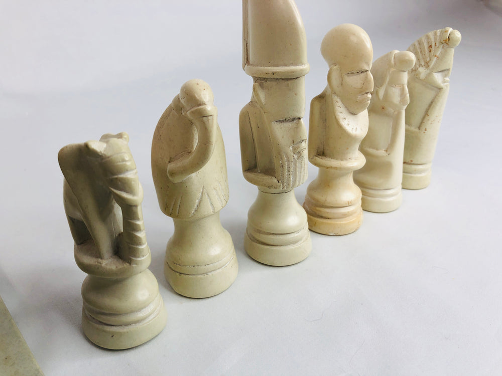 
                  
                    SMOLArt Hand Carved Soapstone Maasai Chess Set (15967)
                  
                