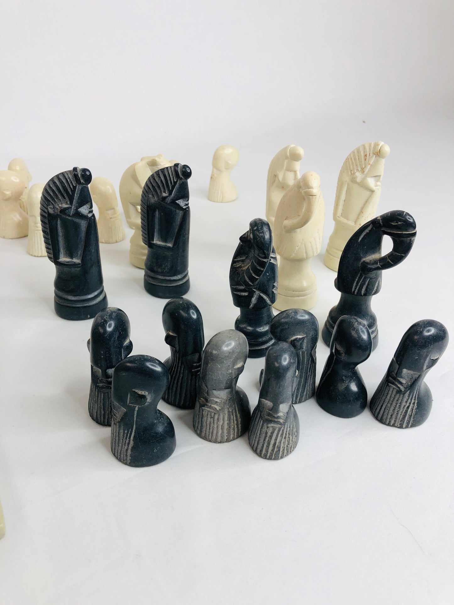 
                  
                    SMOLArt Hand Carved Soapstone Maasai Chess Set (15967)
                  
                
