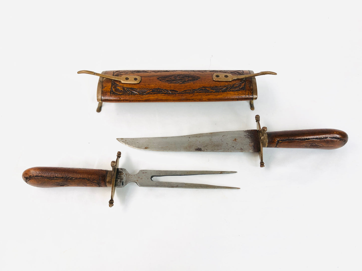 
                  
                    Vintage Indian Carving Set- Knife and Fork (16012
                  
                