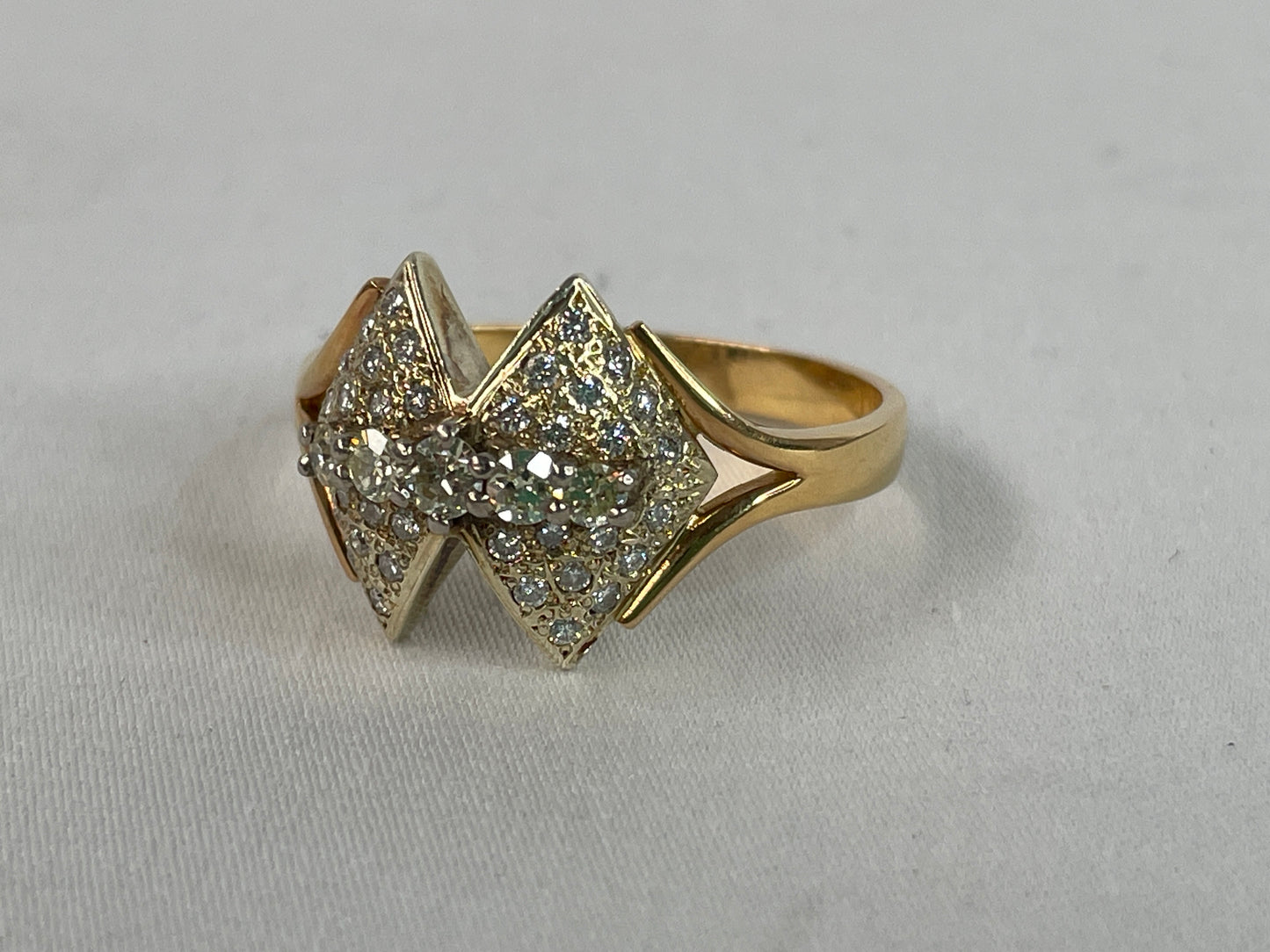 
                  
                    Diamond Dress Ring 18ct Yellow and 9CT White Gold (16021)
                  
                