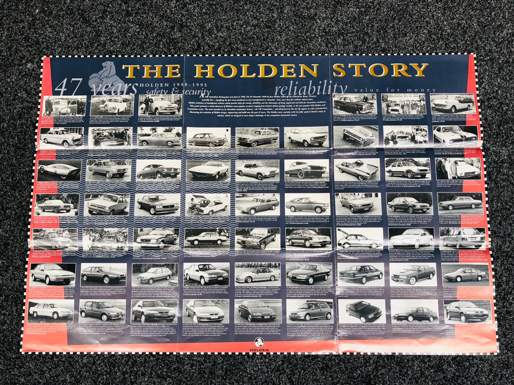 Holden - The Holden Story Poster 1948 - 1995 (15951)
