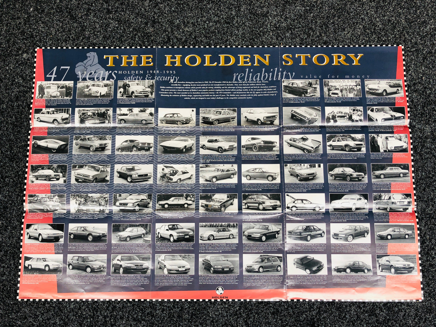 
                  
                    Holden - The Holden Story Poster 1948 - 1995 (15951)
                  
                