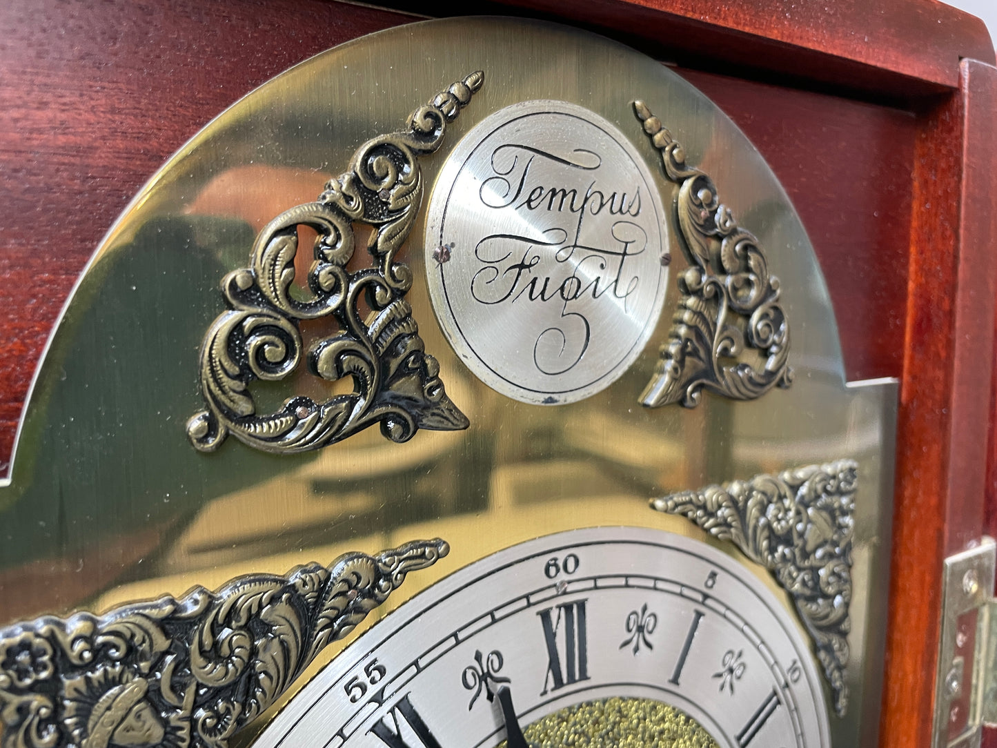 
                  
                    c1980's Vintage Tempus Fugit Grandmother (small) Clock (16045)
                  
                