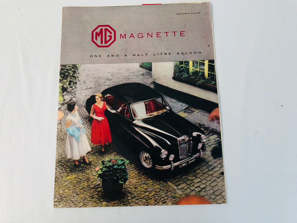 1953 MG Magnette 1 1/2 Lire Saloon Sales Brochure (15955)