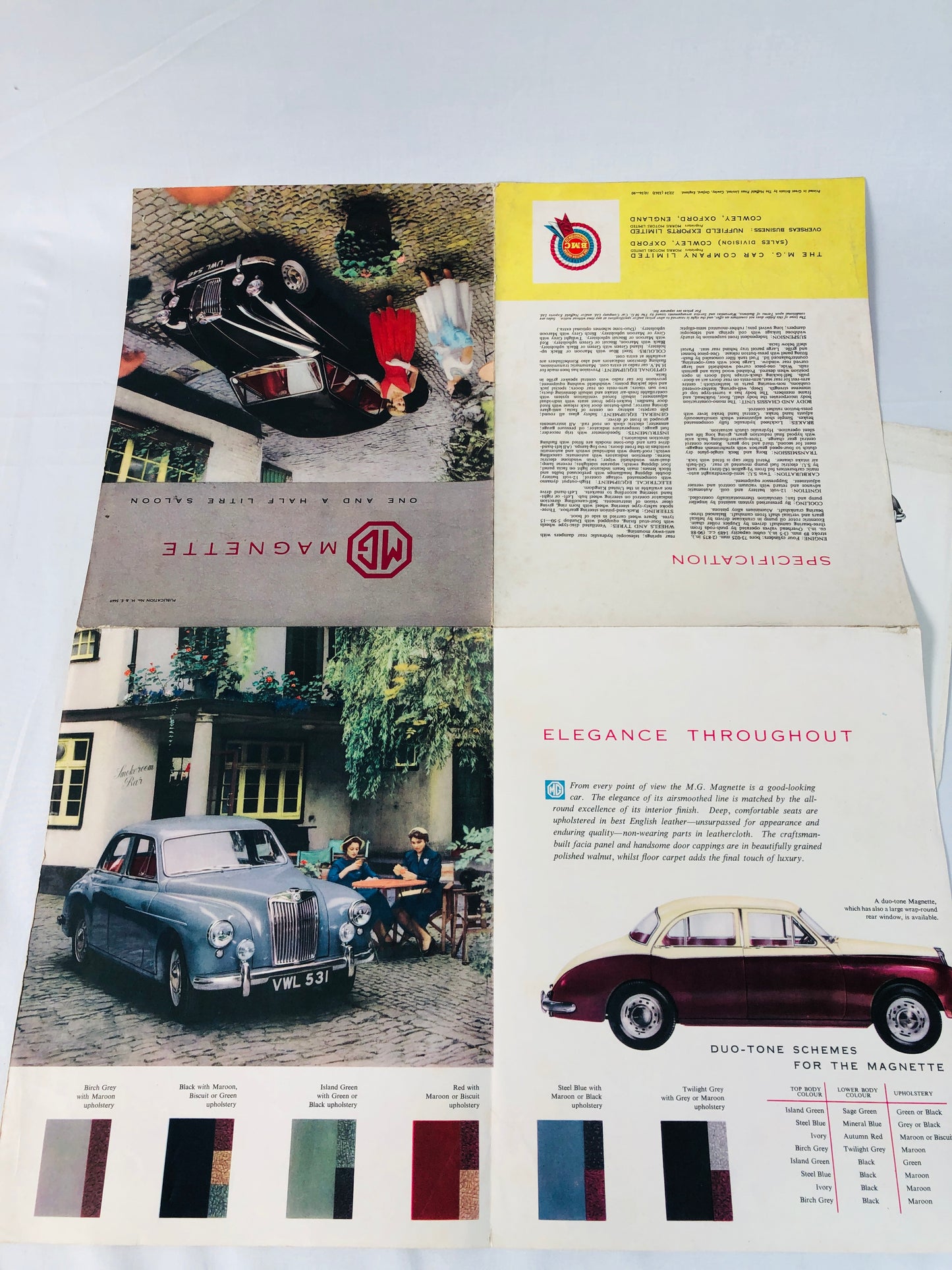 
                  
                    1953 MG Magnette 1 1/2 Lire Saloon Sales Brochure (15955)
                  
                