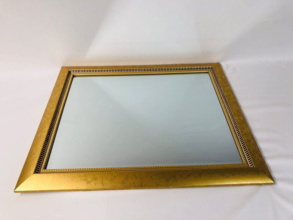 
                  
                    Modern Gold Framed Bevelled Edge Mirror (16027)
                  
                