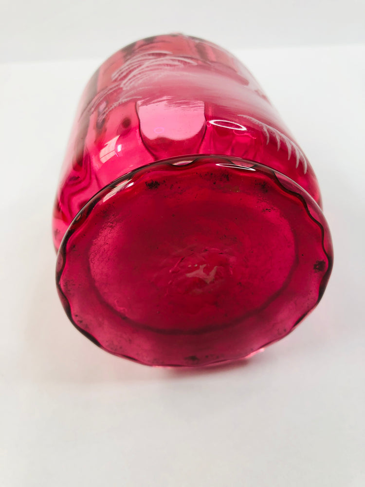 
                  
                    Cranberry Glass Pitcher c1879-1885 (16137)
                  
                
