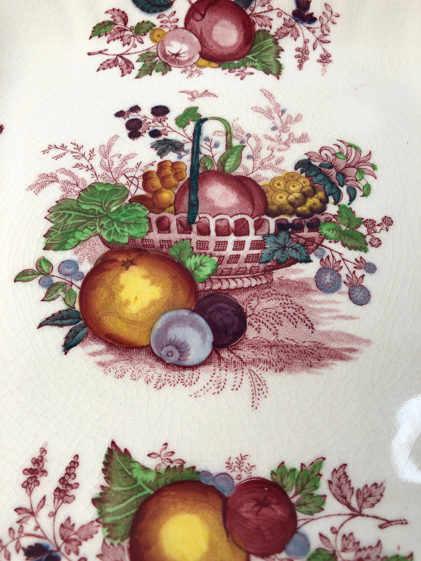 
                  
                    Mason's - Ironstone China "Fruit Basket"platter (16212)
                  
                