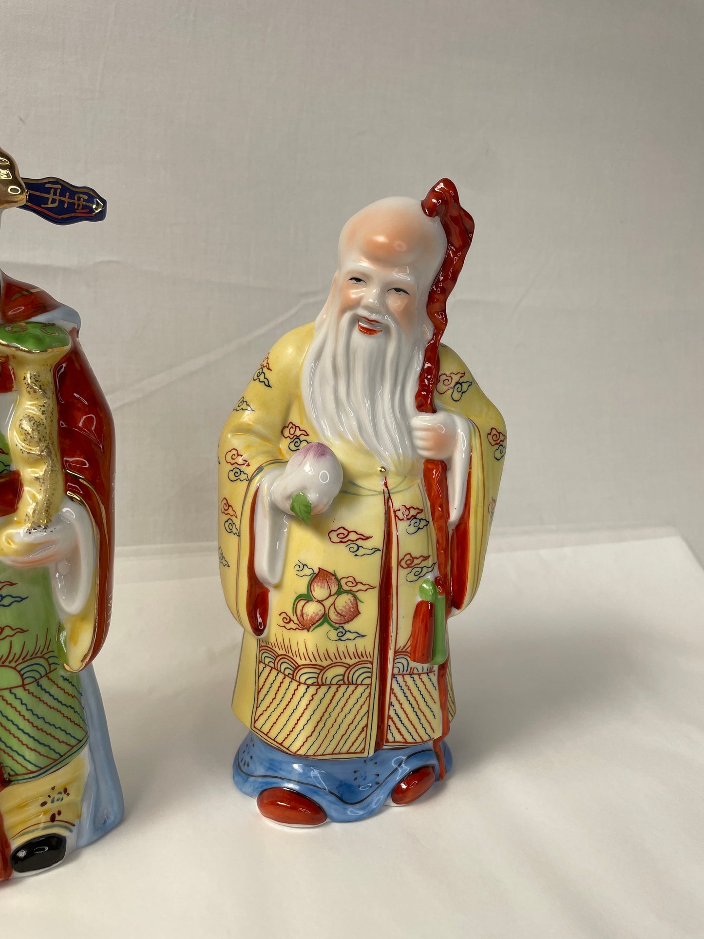 
                  
                    Rare Vintage Asian China Fu Lu Shou Porcelain Figurines (16445)
                  
                