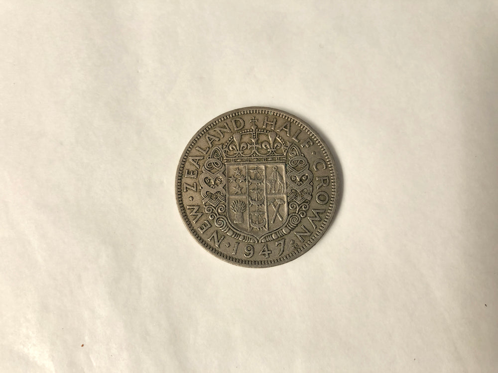New Zealand Pre-decimal Coins - Half Crown (16247)
