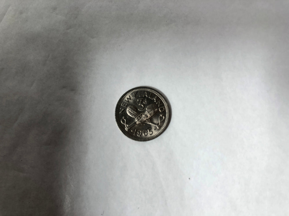 New Zealand Pre-decimal Coins - Threepence 3d (16248)