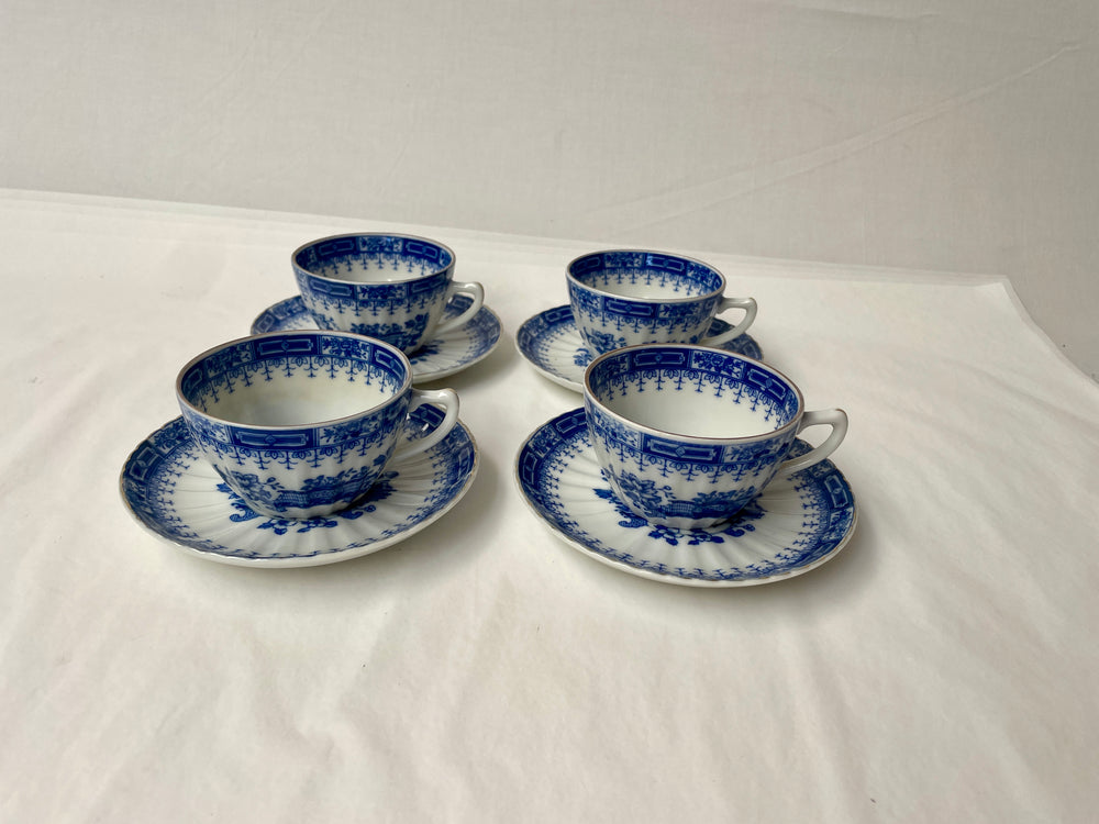 Blue and White Tea Set - 4 Place (16511)