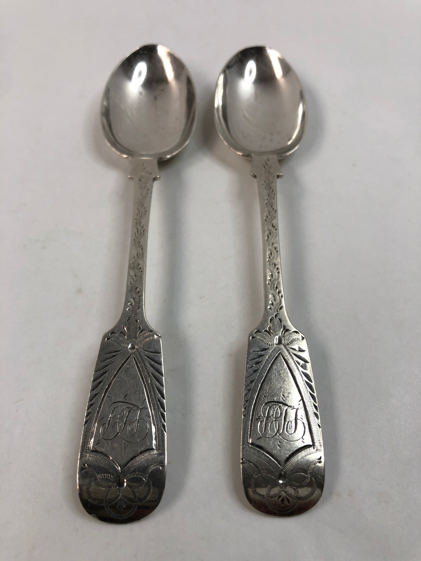 
                  
                    Stirling Silver Tea Spoons c1887 (16263)
                  
                